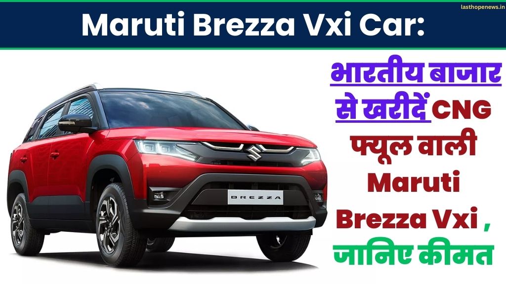 Maruti Brezza Vxi Car 2024