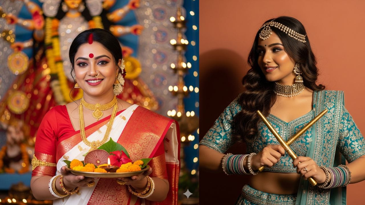 Maa Durga Ai Photo Prompt in Hindi 2025 नवरात्रि में माता जी की एआई फोटो कैसे बनाएं? Ma Durga Ai Photo Prompt in Hindi 2025 नवरात्रि में माता जी की एआई फोटो कैसे बनाएं?